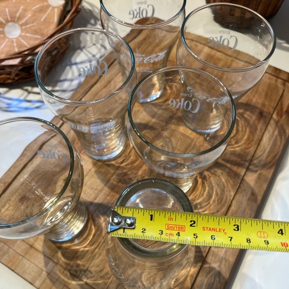 Set of 6 vintage drug store Coca-Cola glasses (set #2) - Picture 7 of 9